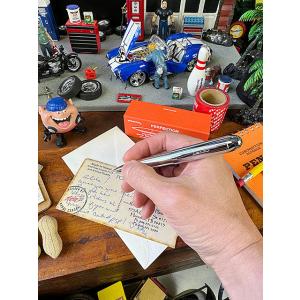 PENCO　ペンコ　バレットボールペン　（シルバー）　ショート　携帯　コンパクト　0.7mm　高級ペ...