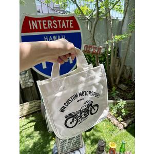 ホワイトヘブン　オリジナル　トートバッグ　Sサイズ　（バイク/ナチュラル）A ■ アメリカ雑貨 アメ...
