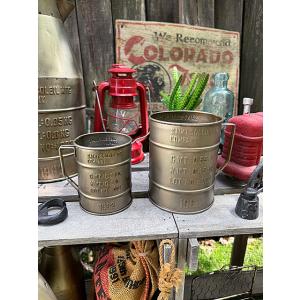 ドラム缶　マグポット　（大小2個セット） ■ アメリカン雑貨 アメリカ雑貨