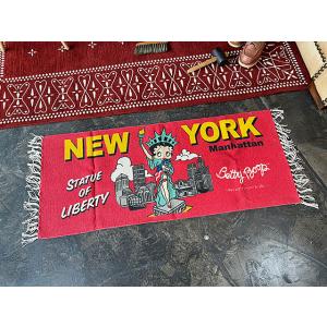 ベティ・ブープ　コットンマット　120cmロングサイズ　（ニューヨークベティ） ■ アメリカン雑貨 ...