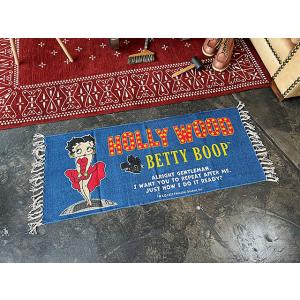 ベティ・ブープ　コットンマット　120cmロングサイズ　（ハリウッドベティ） ■ アメリカン雑貨 ア...