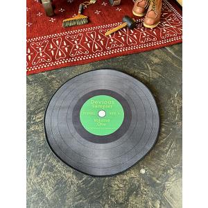 レコード　ルームマット　60cm ■ アメリカン雑貨 アメリカ雑貨