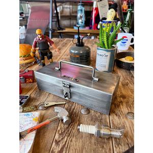 ポストジェネラル　インダストリアル　ミニ　ツールボックス ■ アメリカン雑貨 アメリカ雑貨