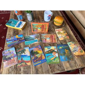 ハワイアン ヴィンテージトラベルポスター ポスト...の商品画像