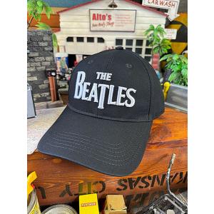 ビートルズ　オフィシャル　DROP T 刺繍ロゴ　キャップ ■ アメリカン雑貨 アメリカ雑貨