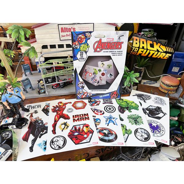 マーベル　アベンジャーズ　ステッカーセット　（全33種入り）　公式グッズ ■ アメリカン雑貨 アメリ...