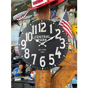 ニューヨーク　セントラルパーク　クロック　壁掛け時計 ■ アメリカン雑貨 アメリカ雑貨