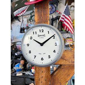 トスダイス　クラシック　２ハンズ　ウォールクロック　（グレー）　壁掛け時計　スイープムーブメント ■...