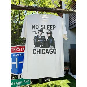 映画　ブルースブラザーズ　オフィシャルTシャツ　NO SLEEP 'TIL CHICAGO ■ アメ...