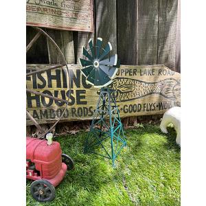 ダルトン　リトル　ウインドミル　オブジェ　（グリーン） ■ アメリカン雑貨 アメリカ雑貨