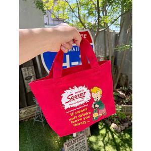 アメリカンカンパニー　ミニ　トートバッグ　（スクワート） ■ アメリカン雑貨 アメリカ雑貨