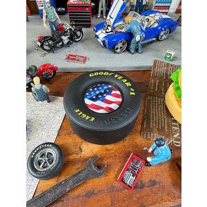 グッドイヤー　レーシングタイヤコースター （星条旗） ■ アメリカン雑貨 アメリカ雑貨