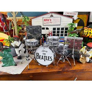 ザ・ビートルズ　オフィシャルライセンス　ラディック　ドラムセット　ミニ　レプリカ　1/4スケール　リ...