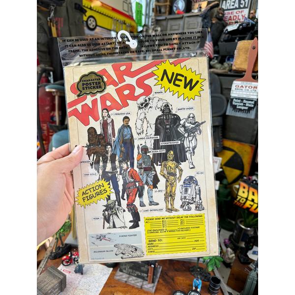 スターウォーズ　ポスターステッカー ■ アメリカン雑貨 アメリカ雑貨