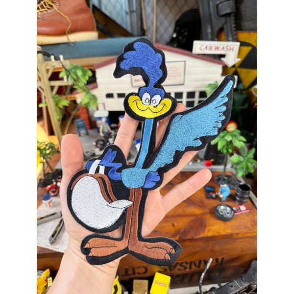 ヘルメット　ロードランナー　ビッグサイズ　ワッペン　24cm ■ アメリカン雑貨 アメリカ雑貨