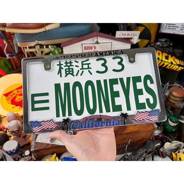 カリフォルニア　ナンバープレート　フレーム　公道使用可　ライセンスプレートフレーム ■ アメリカン雑...