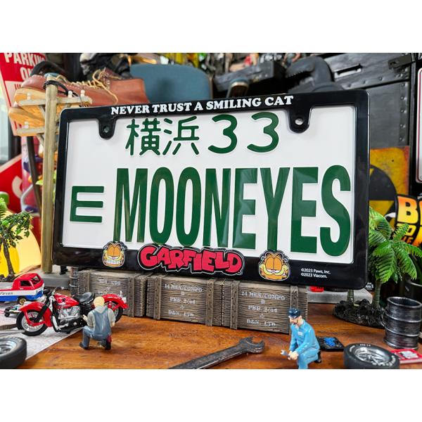 ガーフィールド　ナンバープレート　フレーム　公道使用可　ライセンスプレートフレーム ■ アメリカン雑...