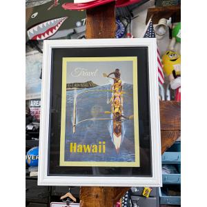 ハワイアン ヴィンテージポスター ウッドフレーム...の商品画像