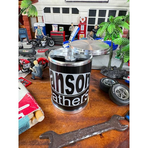 バンソン　アッシュシリンダー　卓上灰皿　（ロゴ） ■ アメリカン雑貨 アメリカ雑貨