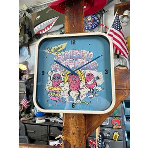 U.S. 80's　アドバタイジング　ヴィンテージ　クロック　（カリフォルニアレーズン） ■ アメリ...