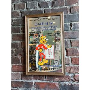 SINCLAIR ウッド パブミラー シンクレア インテリア ウォールミラー 鏡