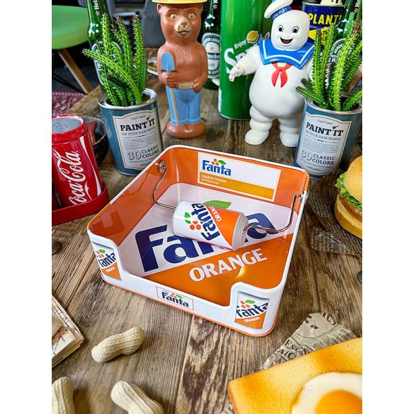 ファンタ　ペーパーナプキンホルダー　ナプキンディスペンサー ■ アメリカン雑貨 アメリカ雑貨