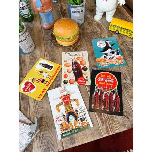 コカ・コーラ　オフィシャル　ポストカード　ヴィンテージアドバタイジング　（5枚セット） ■ アメリカ...