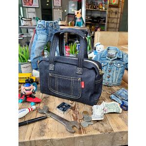 アライヤン　デニム　ミニ　ボストンバッグ　（インディゴ）　岡山産デニム　MADE IN JAPAN ...