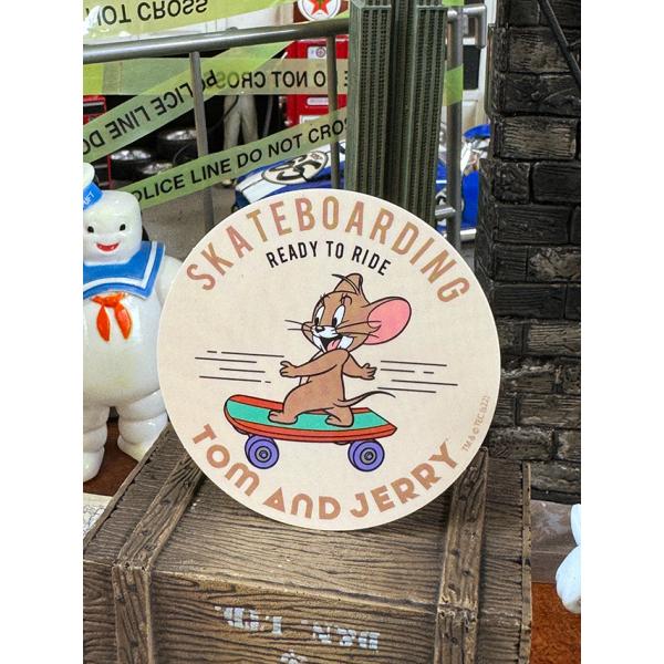 トムとジェリー　オフィシャル　ステッカー　（スケボージェリー） ■ アメリカン雑貨 アメリカ雑貨