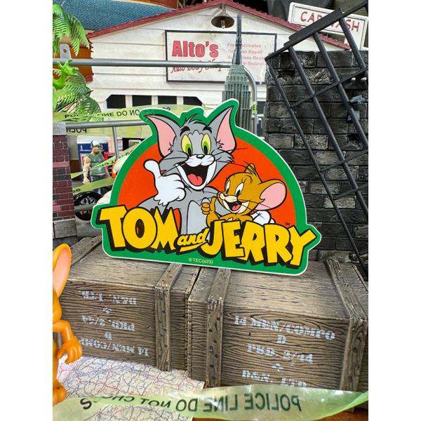 トムとジェリー　オフィシャル　ステッカー　（クラシックロゴ） ■ アメリカン雑貨 アメリカ雑貨