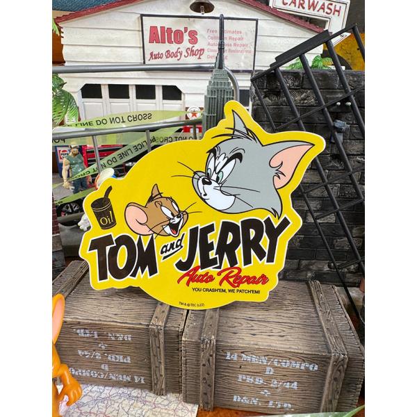 トムとジェリー　オフィシャル　ステッカー　（オートリペア） ■ アメリカン雑貨 アメリカ雑貨