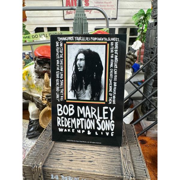 ボブ・マーリー　オフィシャル　ステッカー　（Redemption Song）　ボブマーリー ■ アメ...