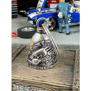 アメリカのバイカーのお守り　クレイスミス　ガーディアンベル　（Wロゴ/シルバー） ■ アメリカン雑貨...