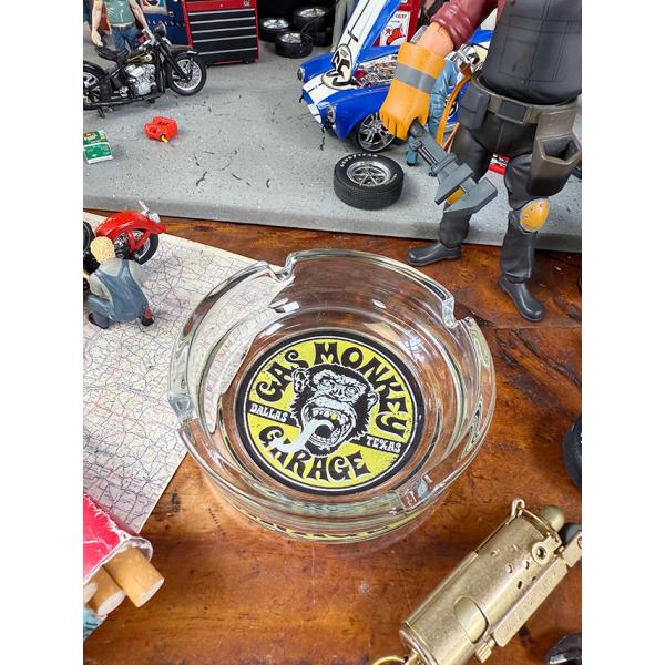 アドバタイジング　ガラスアッシュトレイ　灰皿　（ガスモンキーガレージ） ■ アメリカン雑貨 アメリカ...