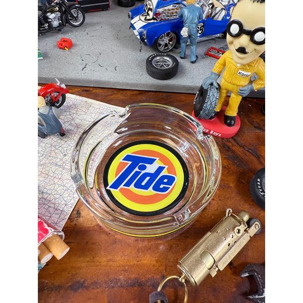 アドバタイジング　ガラスアッシュトレイ　灰皿　（タイド） ■ アメリカン雑貨 アメリカ雑貨