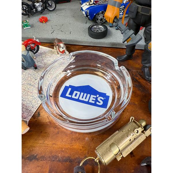 アドバタイジング　ガラスアッシュトレイ　灰皿　（ロウズ） ■ アメリカン雑貨 アメリカ雑貨