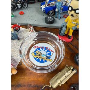 灰皿 卓上 モービル ガラス灰皿 レトロ アメリカン雑貨 : アメリカン