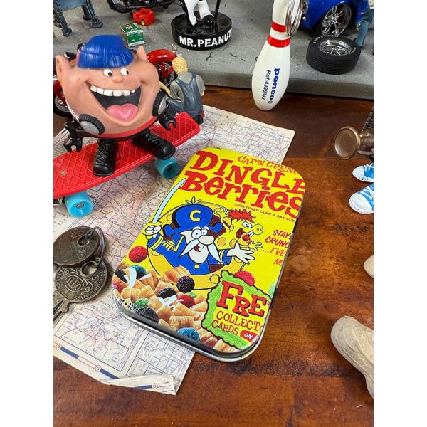 アメリカンアド　ブリキケース　（キャプテンクランチ/ブラック）　ブリキ缶　小物入れ ■ アメリカン雑...