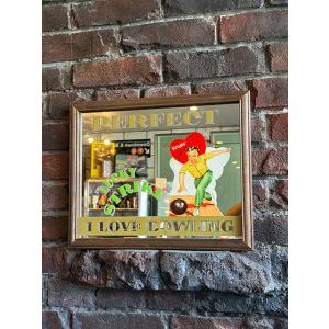 オールドアメリカン　パブミラー　（I LOVE BOWLING）　祝