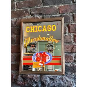 パブミラー かっこいい 壁掛け ミラー おしゃれ 木製 鏡 レトロ 車