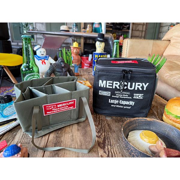 マーキュリー　パーテーションバッグ　（ブラック）　スパイスバッグ　メイクポーチ ■ アメリカン雑貨 ...