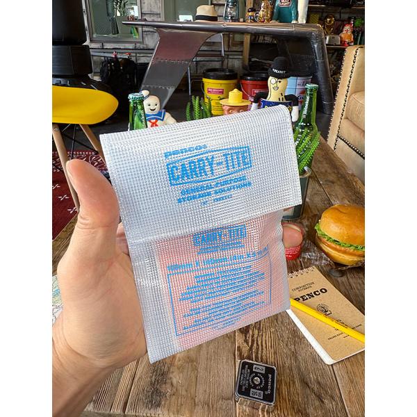 PENCO　ペンコ　キャリータイトケース　Dリング付き　（Sサイズ/クリア）　2WAY　財布　小銭入...