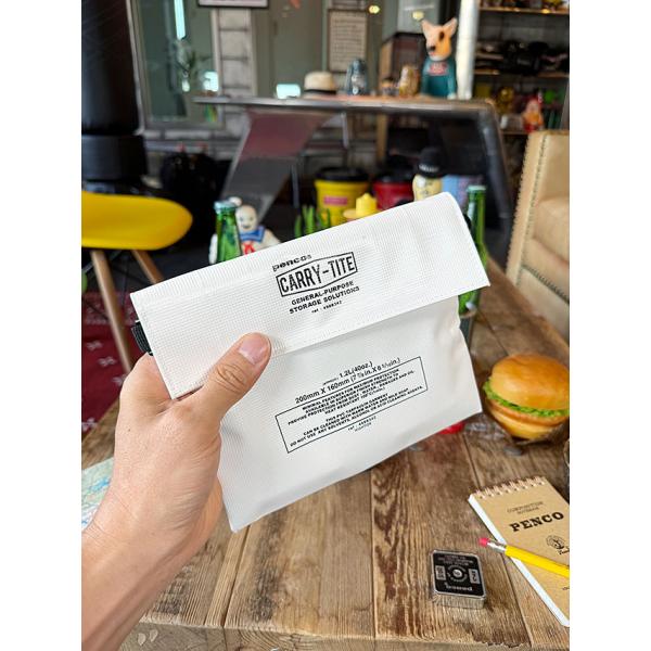 PENCO　ペンコ　キャリータイトケース　Dリング付き　（Mサイズ/ホワイト）　2WAY　収納　ポー...