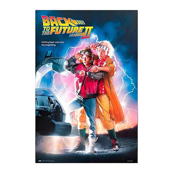 映画　バック・トゥ・ザ・フューチャー　Part2　オフィシャル　ポスター　※フレームは付属しません ...
