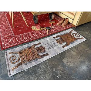 ポストジェネラル　トゥーゴーマット　ロング　チベタンタイガー　180cm×50cm ■ アメリカン雑...