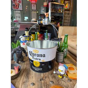 コロナビール 看板 ブリキ看板 CORONA EXTRAドーム型 缶 24本 瓶