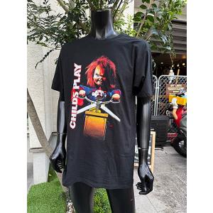 映画　チャイルドプレイ2　チャッキー　オフィシャル　Tシャツ　（劇場版ポスター） ■ アメリカン雑貨...