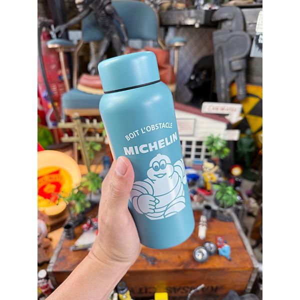 ミシュラン　ステンレスボトル　500ml　（ランニングビブ）　真空断熱二重構造 ■ アメリカン雑貨 ...