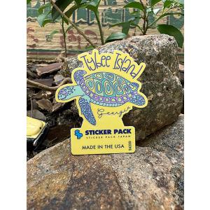 ステッカーパック　アウトドア　ステッカー　Sサイズ　（パステルタートル）　MADE IN U.S.A...