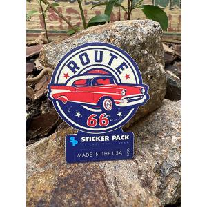 ステッカーパック　アウトドア　ステッカー　ルート66シリーズ　Sサイズ　（ルート66　クラシックスモ...